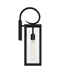 John Timberland Modern Outdoor Wall Light Fixtures Set of 2 Deep Clear Glass for Post Exterior Barn Deck House Porch