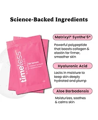 Timeless Skin Care Matrixyl Synthe 6 Peptide Serum Single Use Pouches