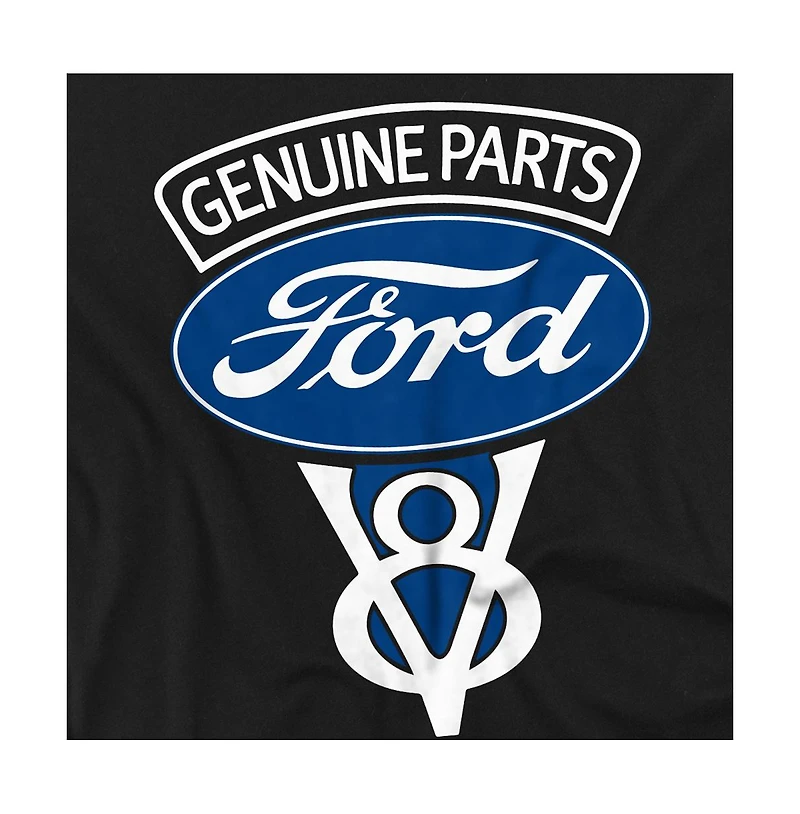 Logovision Men's Ford V8 Genuine Parts T-Shirt