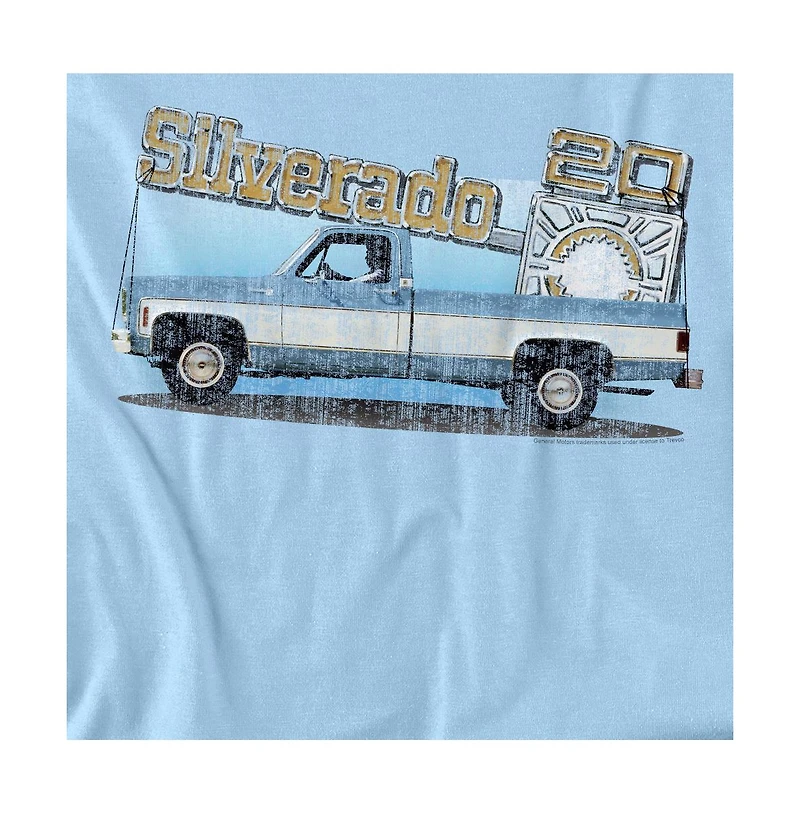 Logovision Big & Tall Chevrolet Old Silverado Sketch T-Shirt
