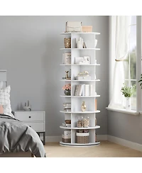 gaomon 7-Tier 360degree Rotating Shoe Rack Tower, Free Standing Spinning Shoe Storage Organizer