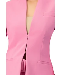 Ivonne Women's Collarless Straight Blazer