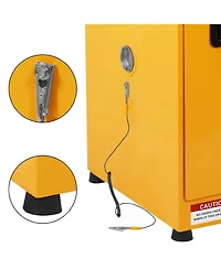 gaomon Flammable Liquid Storage Cabinet, Heavy-Duty Adjustable Shelf Safety Cabinet H Multi-Purpose Hazardous Material Cabinet