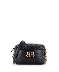 Pre-Owned Balenciaga Xs Monaco Camera Bag Leather