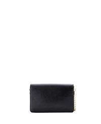 Pre-Owned Prada Mini Monochrome Wallet on Chain Saffiano Leather
