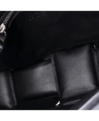 Pre-Owned Bottega Veneta Small Cassette Crossbody Bag Maxi Intrecciato Leather