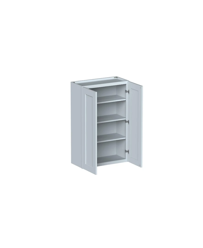 Boyel Living W27" Wall Cabinet with Full Overlay Hdf Door for Custom Kitchen or Bathroom