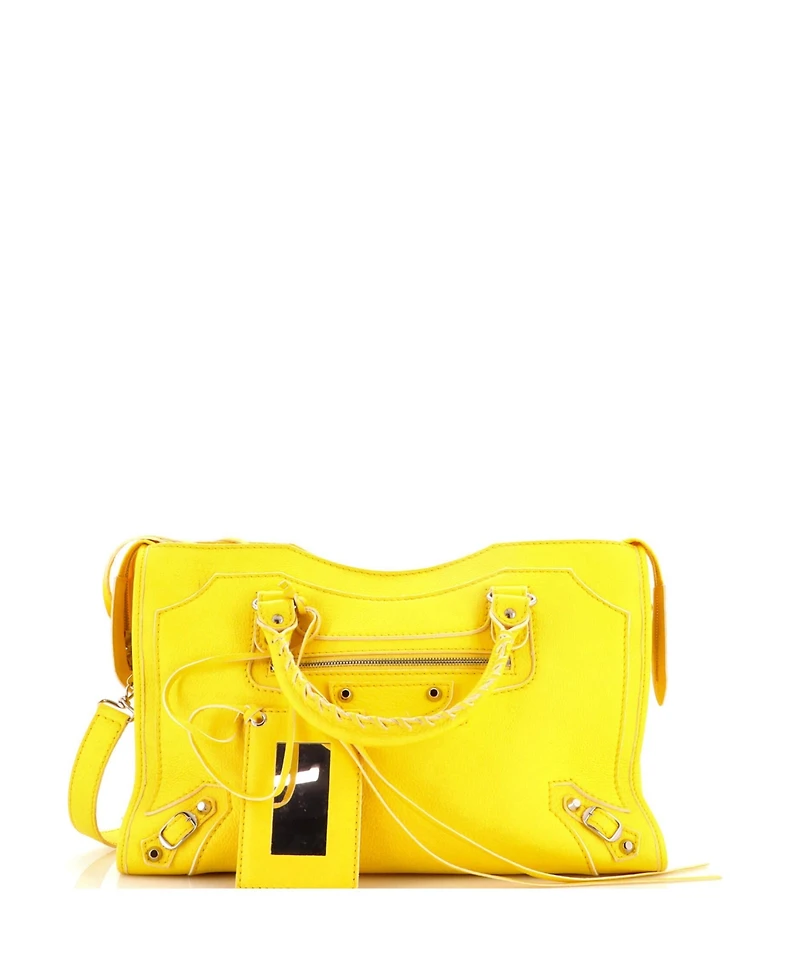 Pre-Owned Balenciaga Medium City Classic Studs Bag Leather