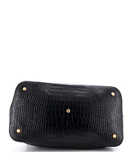Pre-Owned Balenciaga Large Ville Bag Embossed Leather
