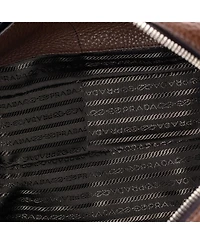 Pre-Owned Prada Medium Convertible Briefcase Vitello Daino