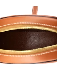 Pre-Owned Celine Triomphe Oval Crossbody Bag Canvas and Leather