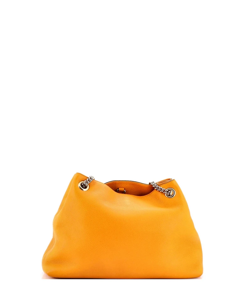 Pre-Owned Gucci Medium Soho Chain Strap Shoulder Bag Leather