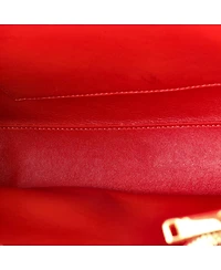 Pre-Owned Celine Medium 16 Top Handle Bag Grained Calfskin