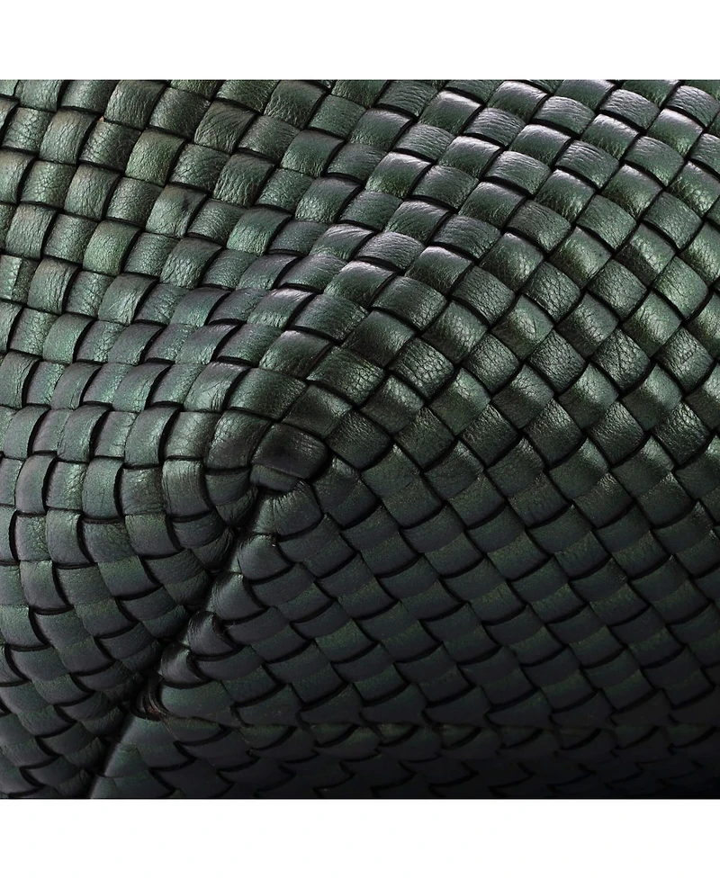 Pre-Owned Bottega Veneta Medium Cabat Tote Intrecciato Iridescent Nappa