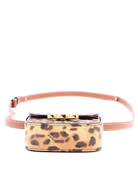 Pre-Owned Celine Mini Claude Shoulder Bag Printed Coated Canvas