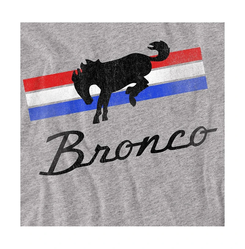 Logovision Men's Ford Bronco Stripes T-Shirt
