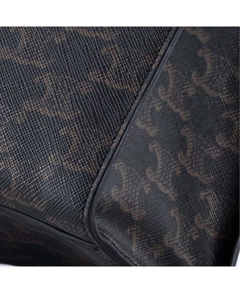 Pre-Owned Celine Large Vertical Cabas Tote Triomphe Coated Canvas