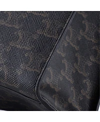 Pre-Owned Celine Large Vertical Cabas Tote Triomphe Coated Canvas