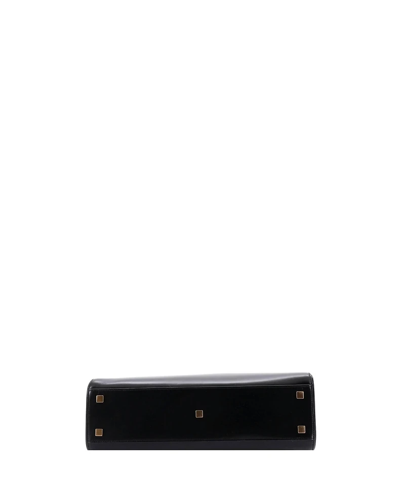 Pre-Owned Saint Laurent Medium Manhattan Top Handle Flap Bag Leather