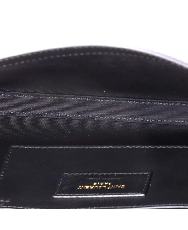 Pre-Owned Saint Laurent Long Classic Monogram Clutch Leather