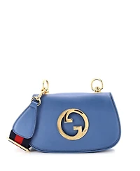 Pre-Owned Gucci Mini Blondie Nm Flap Bag Leather