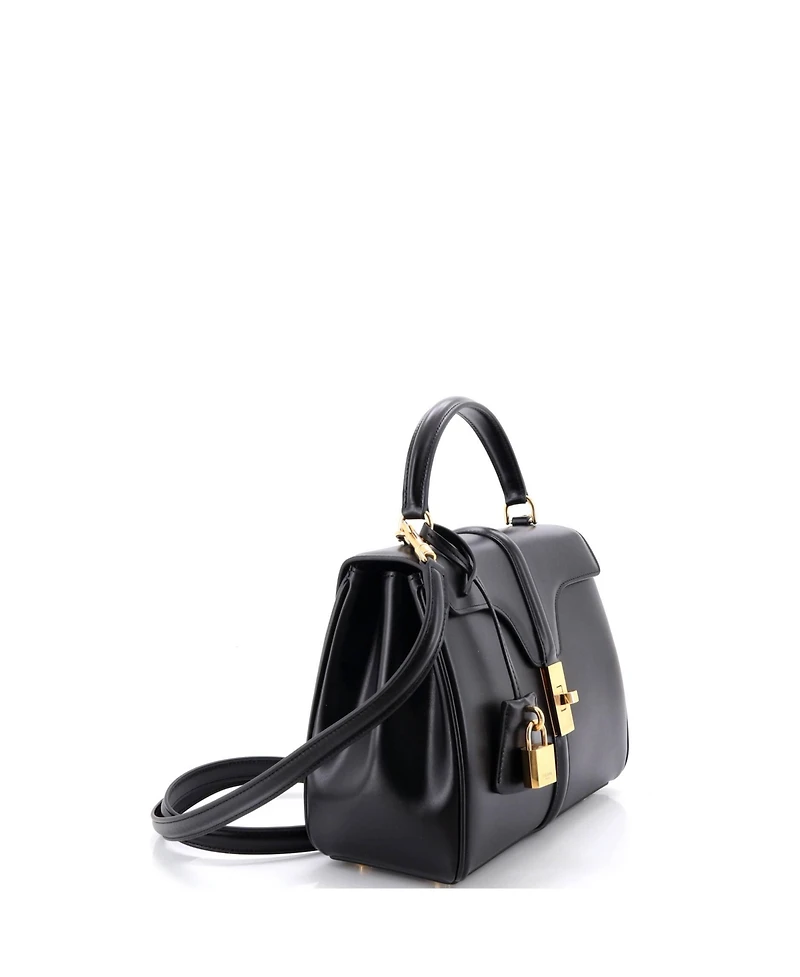 Pre-Owned Celine Small 16 Top Handle Bag Smooth Calfskin