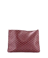 Pre-Owned Goyard Gm Senat Zip Pouch Coated Canvas