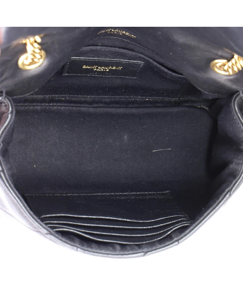 Pre-Owned Saint Laurent Small Jamie Flap Bag Quilted Leather