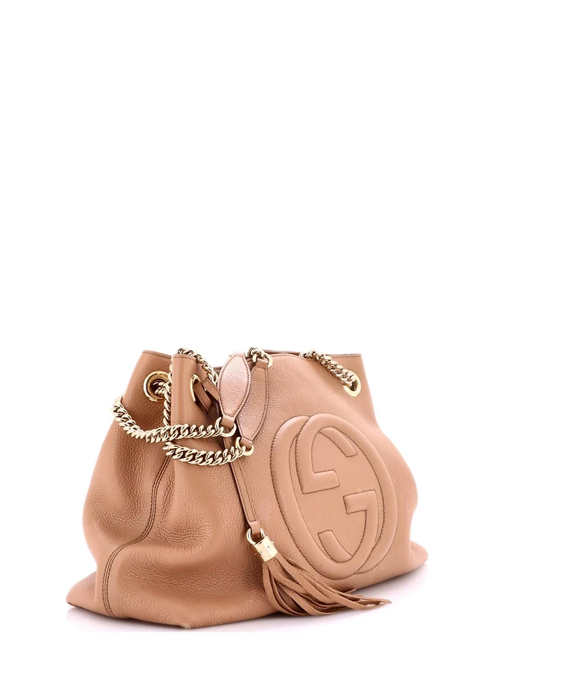 Pre-Owned Gucci Medium Soho Chain Strap Shoulder Bag Leather