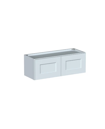 Boyel Living W33" Dove Short Wall Cabinet with Full Overlay Hdf Door for Custom Kitchen or Bathroom