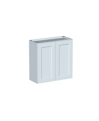 Boyel Living W30" Dove Wall Cabinet with Full Overlay Hdf Door for Custom Kitchen or Bathroom