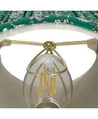 Springcrest 3 1/2" Top 6" Bottom 5" High 5" Slant Print Lamp Shade Replacement Set of 4 Floral Clip On Candelabra