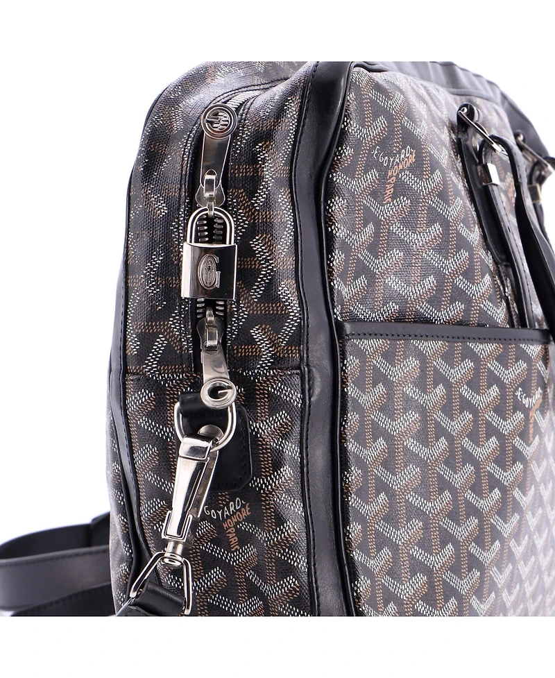 Pre-Owned Goyard Pm Ambassade Briefcase Coated Canvas