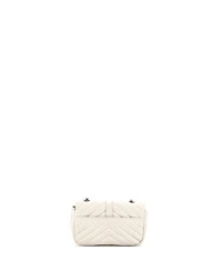 Pre-Owned Saint Laurent Baby Classic Monogram Crossbody Bag Matelasse Chevron Leather