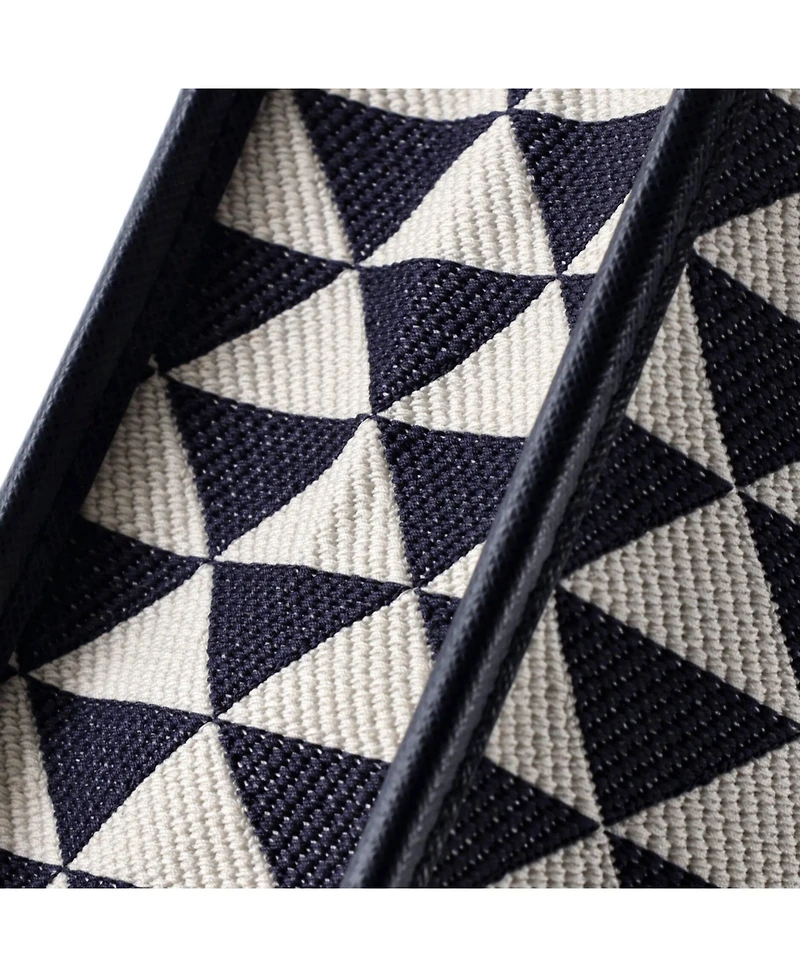 Pre-Owned Prada Small Symbole Shopper Tote Jacquard