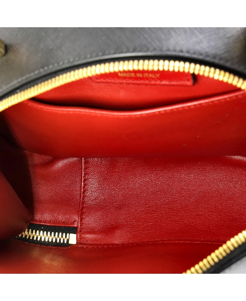 Pre-Owned Prada Medium Sidonie Convertible Bowler Bag Saffiano Leather