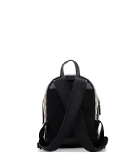 Pre-Owned Gucci Small Zip Pocket Backpack Gg Coated Canvas