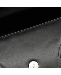 Pre-Owned Gucci Medium Gg Marmont Monochrome Flap Bag Matelasse Leather