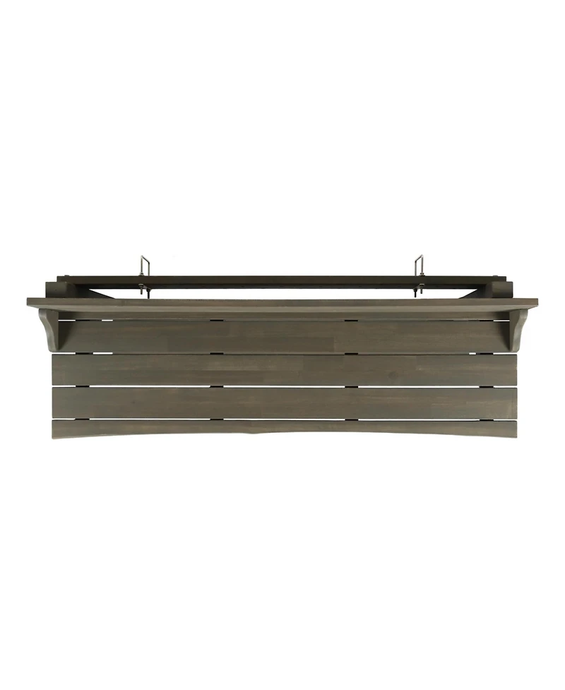 sumyeg 3-Piece Balcony Bar Set with Bottom Shelf Table and 2 Stools