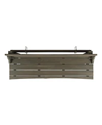 sumyeg 3-Piece Balcony Bar Set with Bottom Shelf Table and 2 Stools