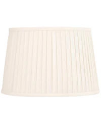 Springcrest Mapo 14" Top x 17" Bottom x 11" High x 11" Slant Lamp Shade Replacement Drum Softback Washer Harp Finial