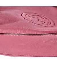 Pre-Owned Gucci Mini Soho Chain Strap Shoulder Bag Leather