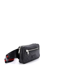 Pre-Owned Gucci Small Soft Zip Belt Bag Gg Coated Canvas