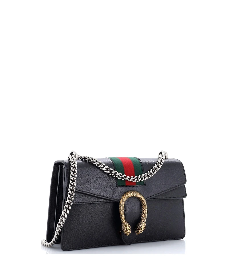 Pre-Owned Gucci Small Web Dionysus Bag Leather