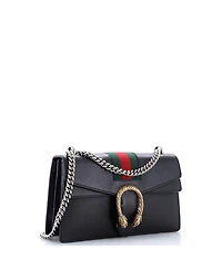 Pre-Owned Gucci Small Web Dionysus Bag Leather