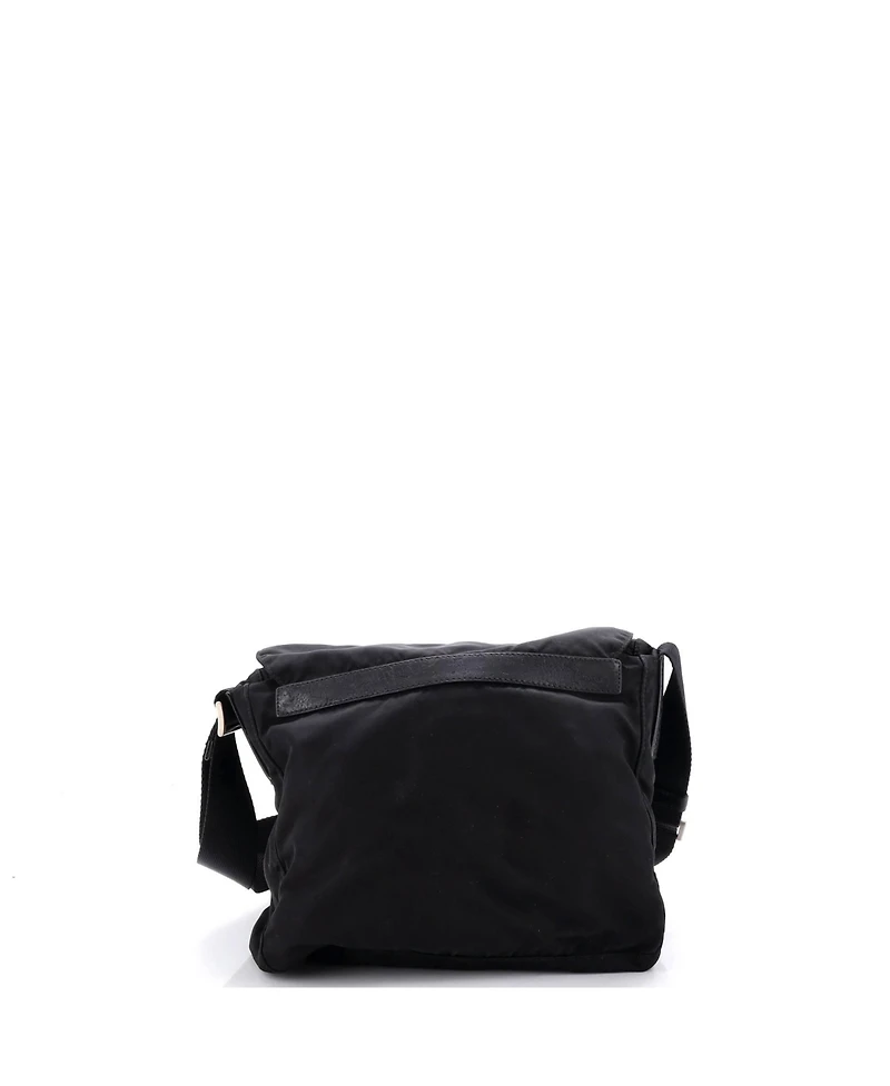 Pre-Owned Prada Small Buckle Messenger Bag Tessuto