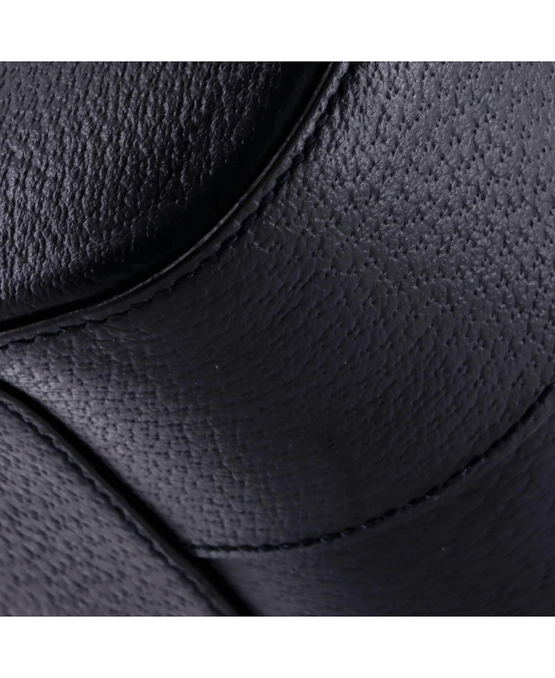 Pre-Owned Gucci Large Savoy Web Convertible Duffle Bag Leather