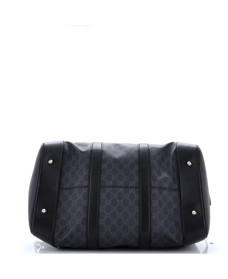 Pre-Owned Gucci Medium Convertible Duffle Bag Gg Coated Canvas