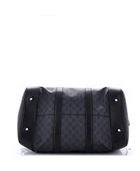 Pre-Owned Gucci Medium Convertible Duffle Bag Gg Coated Canvas