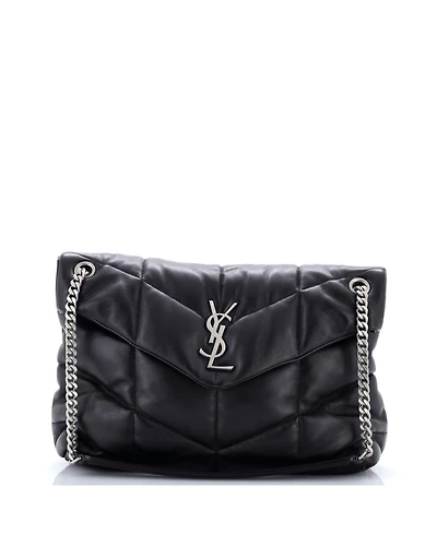 Pre-Owned Saint Laurent Loulou Puffer Shoulder Bag Quilted Leather